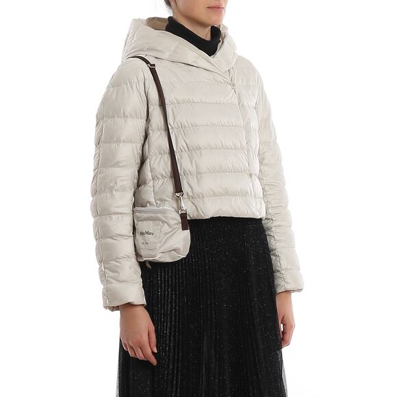 Max Mara “B-soft” Cropped Puffer Jacket – Cream – Size IT 2 - Picture 5 of 10